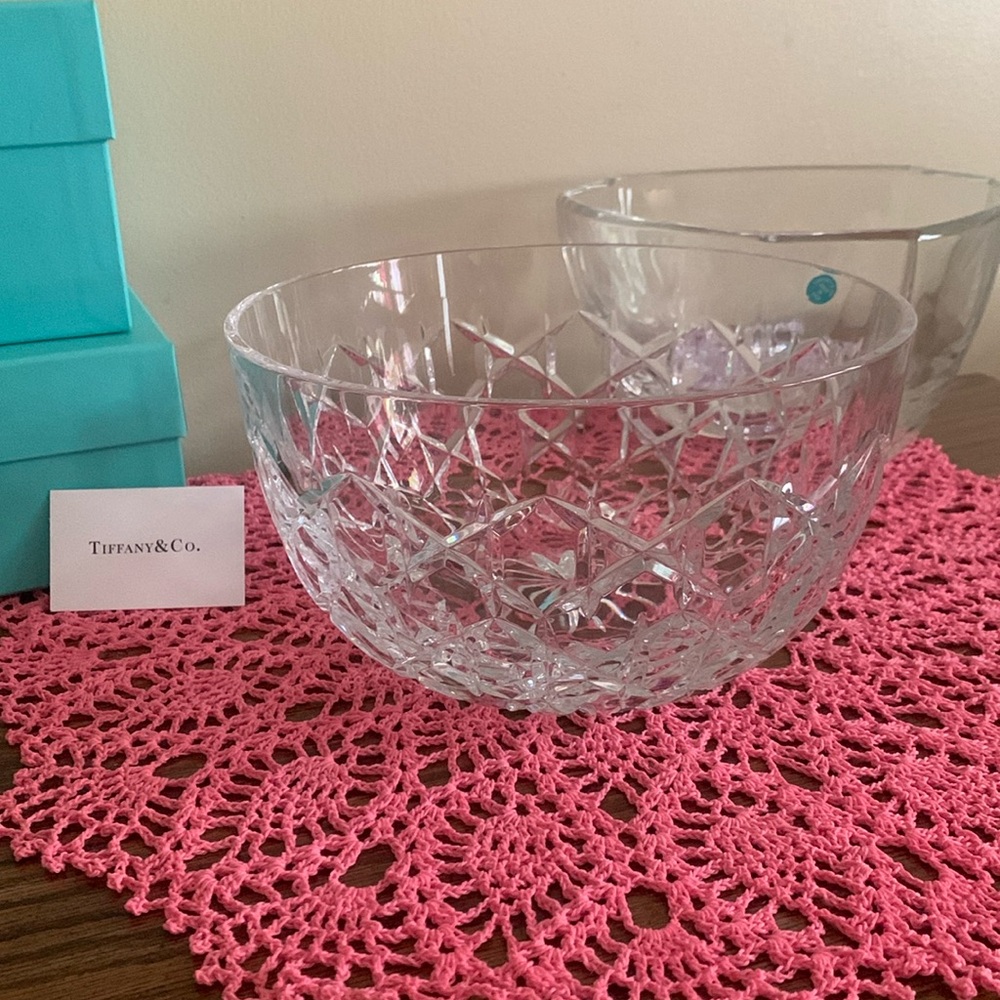 Tiffany & Co. Bowl huge salad dinner Crystal
